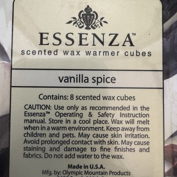 NEW 2 Essenza Scented Wax Warmer Cubes RARE Mandarin Chai Vanilla Spice Made USA - Picture 8 of 9